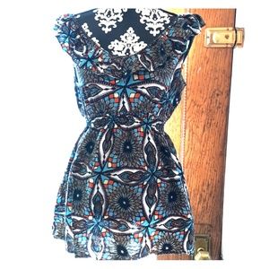 Trippy mini sundress